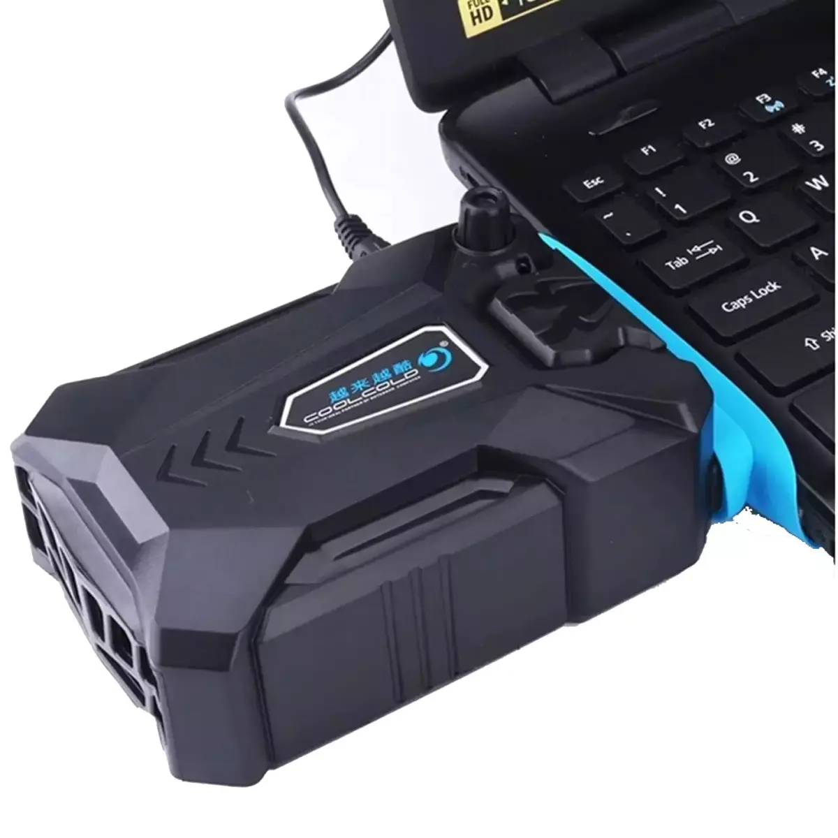CoolCold K27 Ice Magic 3 Mini Laptop Cooling Fan USB Plug Exhaust Fan Speed Adjustable