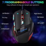 G6 Gaming Mouse - 3200 DPI - Braided Cable - Fire Button