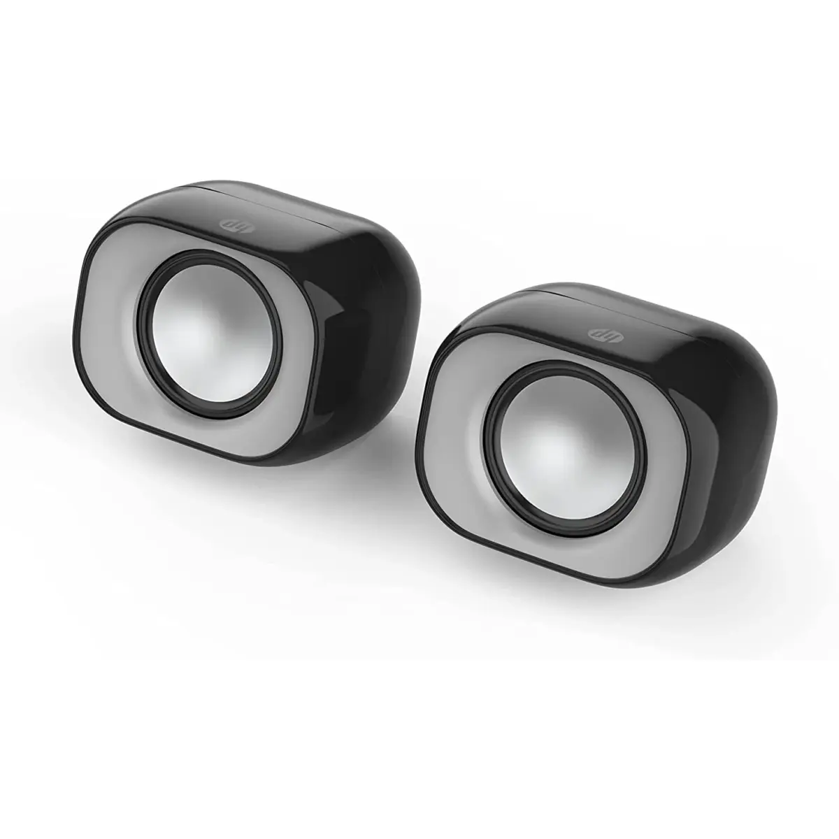 HP DHS-2111 Wired Mini Desktop Speaker Multimedia Stereo Subwoofer 6W for Home, Laptop and Notebook