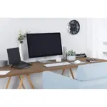 Hama Laptop Stand Aluminium Devices up to max 40 cm (15.6 Inches), Height 7 cm, Non-Slip, Foldable, Optimal Laptop Ventilation, Notebook Stand, Silver