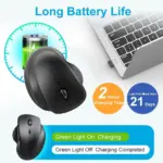 JERTECH ELITE W500 Dual Mode Wireless, Bluetooth Gaming Mouse - 2400 DPI Polling Rate 1000Hz - Silent Clicks