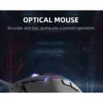 Jertech SHOOTER XP14 RGB Gaming Mouse - Optical Sensor 3600 DPI - 1000 Hz Polling Rate - Braided Cable