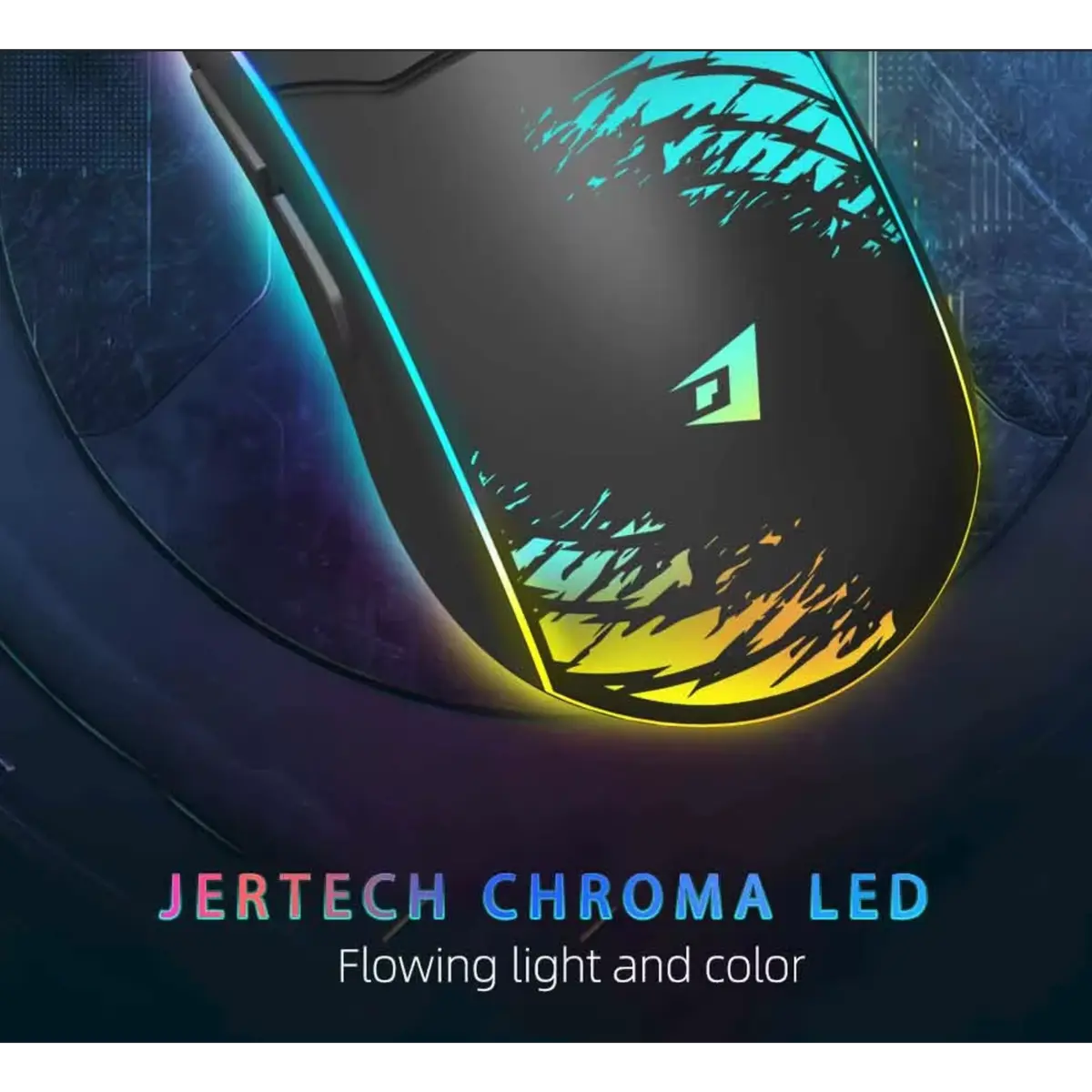 Jertech SHOOTER XP14 RGB Gaming Mouse - Optical Sensor 3600 DPI - 1000 Hz Polling Rate - Braided Cable