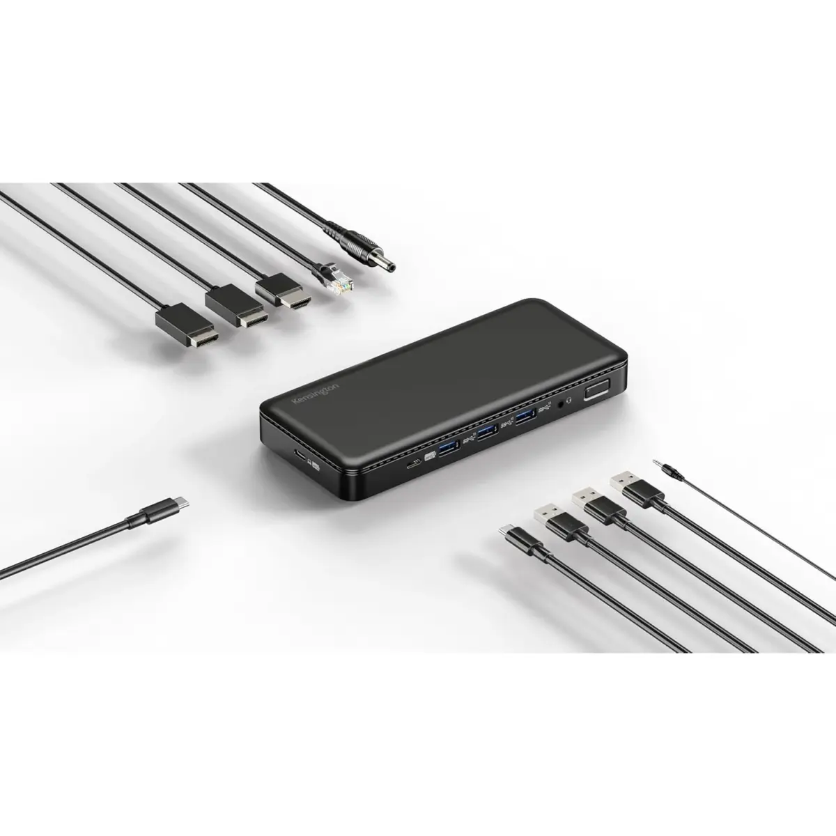 Kensington SD4839P USB-C Docking Station 10Gbps Triple Video Driverless with 85W Power Delivery, Easy Installation, 2 x DisplayPort++ 1.4, USB-A & HDMI 2.0 Ports, 3 Multi Screen Dock