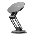 LISEN Magnetic Car Phone Mount 360° Rotatable Foldable Metal Holder