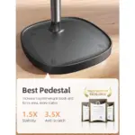 LISEN Tablet & Phone Stand Adjustable for iPhone Phone Holder for Desk, Office Desk Accessories Computer PC for iPhone Stand Gaming Essentials Fit Otterbox Case Phones Switch Kindle iPad Air Tablet 4-10in