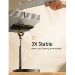 LISEN Tablet & Phone Stand Adjustable for iPhone Phone Holder for Desk, Office Desk Accessories Computer PC for iPhone Stand Gaming Essentials Fit Otterbox Case Phones Switch Kindle iPad Air Tablet 4-10in
