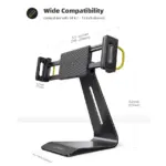 Lamicall Tablet Stand, Adjustable Tablet Holder - Universal 360 Rotation Holder, Stand for Phone, and Tablet with 4.7-13 Inch (Black)