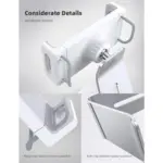 Lamicall Tablet Stand, Adjustable Tablet Holder - Universal 360 Rotation Holder, Stand for Phone, and Tablet with 4.7-13 Inch (Silver)