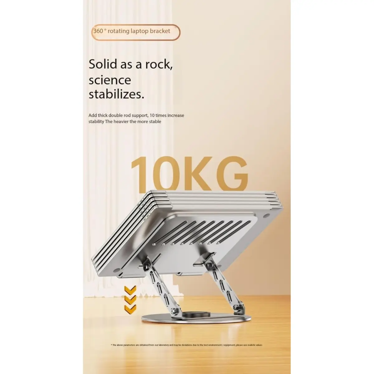Laptop Stand up to 17.3 Inch with 360 Rotating Base