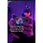Lisen Magnetic Gaming Mobile Phone Cooler - Magnetic Ice Cooling Fan with Pubg fingers