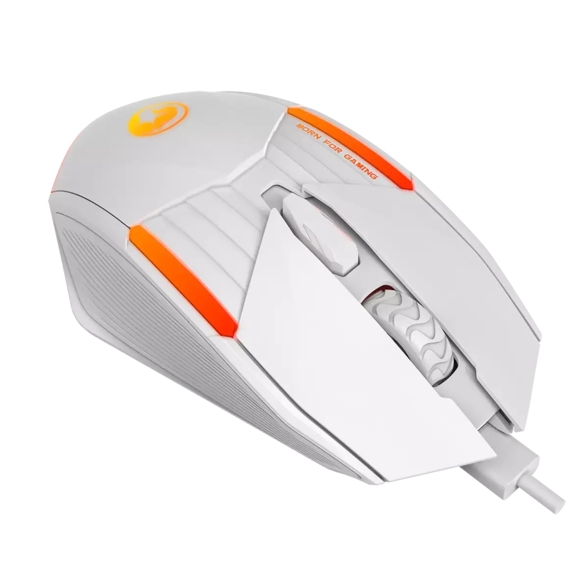 MARVO M291WH Gaming Mouse - Optical Sensor 6,400 - 6 PROGRAMMABLE BUTTONS With Software (White)