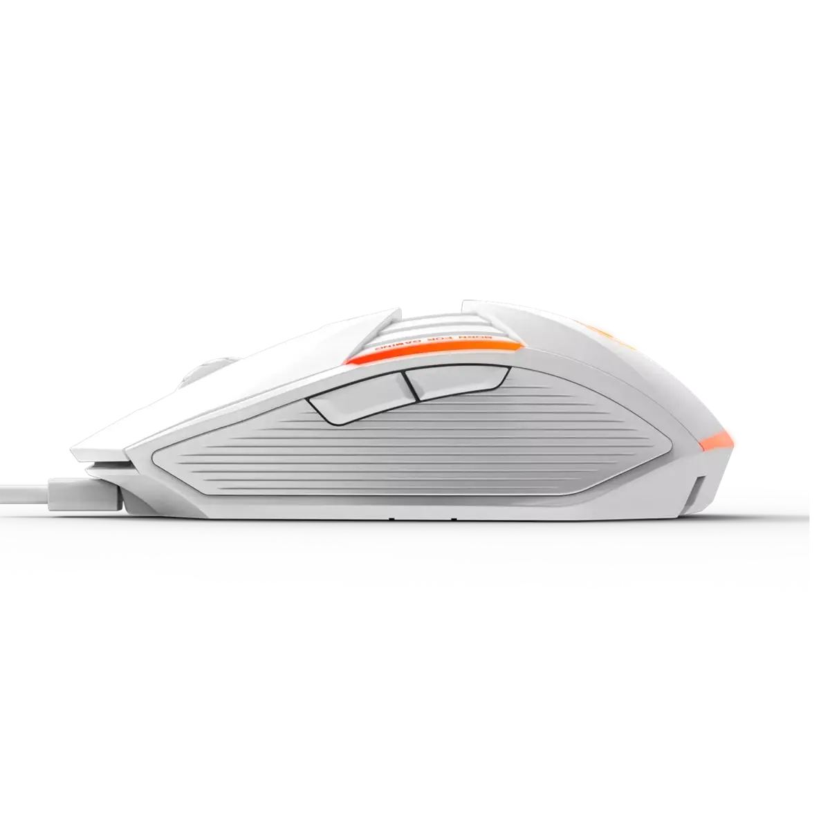 MARVO M291WH Gaming Mouse - Optical Sensor 6,400 - 6 PROGRAMMABLE BUTTONS With Software (White)