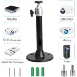 Mini Ceiling Wall Projector Mount Stand Compatible with QKK, DR.J, DBPOWER, Anker, VANKYO, AAXA, Jinhoo, PVO, TMY, AuKing and Most Other Mini Projector