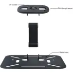 Projector Desktop Stand Mini,180° Rotation Angle Adjustable Stand,Projectors Ceiling Mount Compatible with Most Projectors,Proyector Wall Mount with 14 Inch