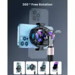 SL07 Phone Cooler Gaming Fan, Gaming, Dual Turbo Fan With Digital Display & Adjustable Clip Claw Design, 3 Speed Adjustable
