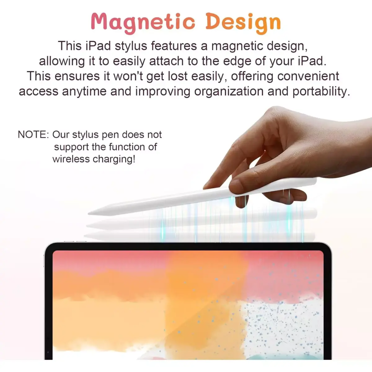Stylus Pen for iPad with Palm Rejection, Active Pencil 2nd Generation Compatible with iPad Pro 11/12.9‘’ (2018-2023), iPad 10th/9th/8th/7th/6th Gen, iPad Mini 5/6th Gen,iPad Air 3rd/4th/5th Gen