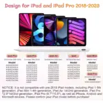 Stylus Pen for iPad with Palm Rejection, Active Pencil 2nd Generation Compatible with iPad Pro 11/12.9‘’ (2018-2023), iPad 10th/9th/8th/7th/6th Gen, iPad Mini 5/6th Gen,iPad Air 3rd/4th/5th Gen