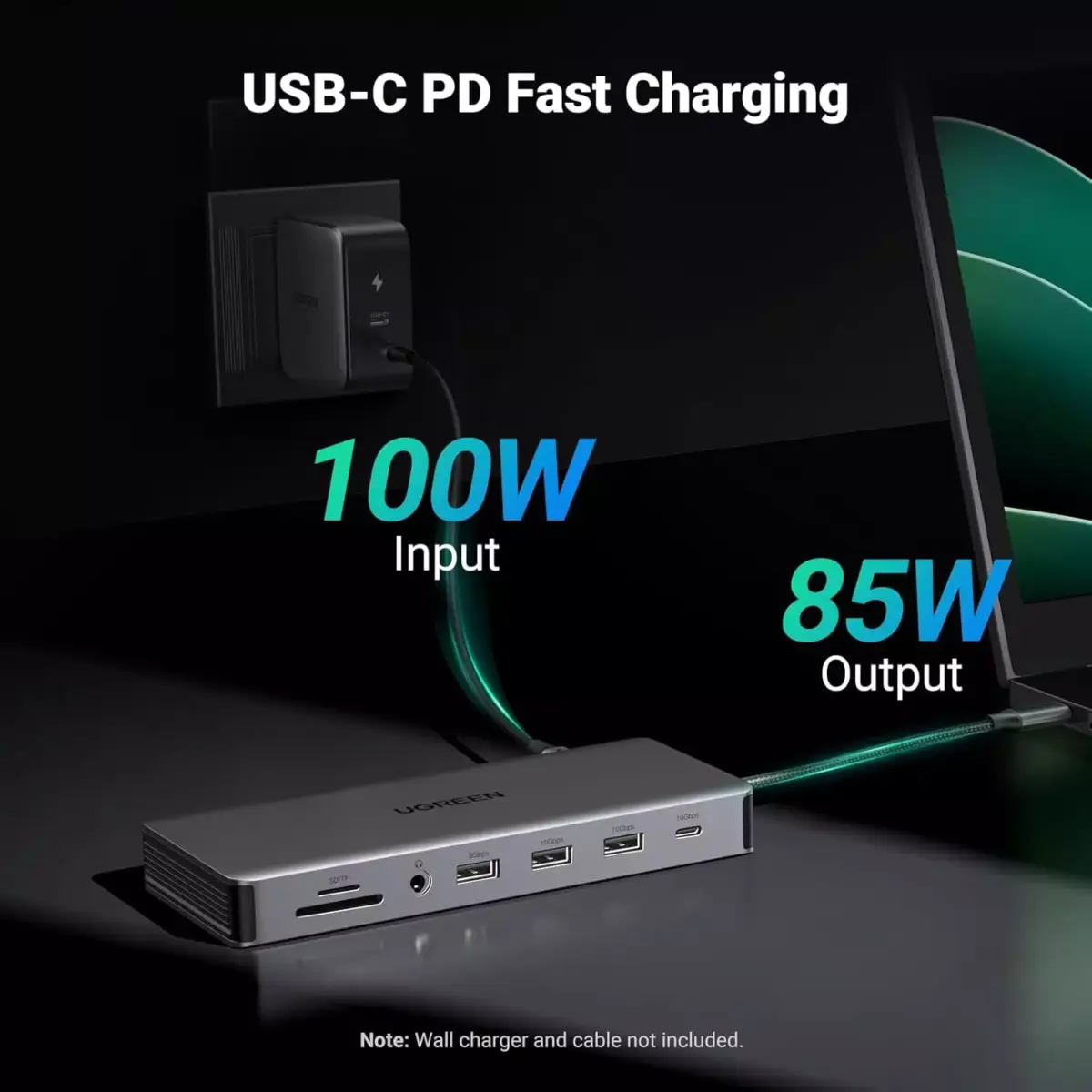 UGREEN Revodok Pro 313 Laptop Docking Station 13 in 1 4K Triple Display USB C Dock Dual HDMI, DP, 10Gbps Data Port 100W PD Gigabit Ethernet, SDTF Card Reader