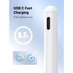 UGREEN Stylus Pen for Apple iPad【Tilt Sensitivity】【Strong Magnetic】Palm Rejection, Universal iPad Stylus Pencil 1/2 Generation, iPad Pencil for iPad 2018-2022,iPad, iPad Pro, iPad Air, iPad Mini-White