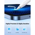 UGREEN Stylus Pen for Apple iPad【Tilt Sensitivity】【Strong Magnetic】Palm Rejection, Universal iPad Stylus Pencil 1/2 Generation, iPad Pencil for iPad 2018-2022,iPad, iPad Pro, iPad Air, iPad Mini-White