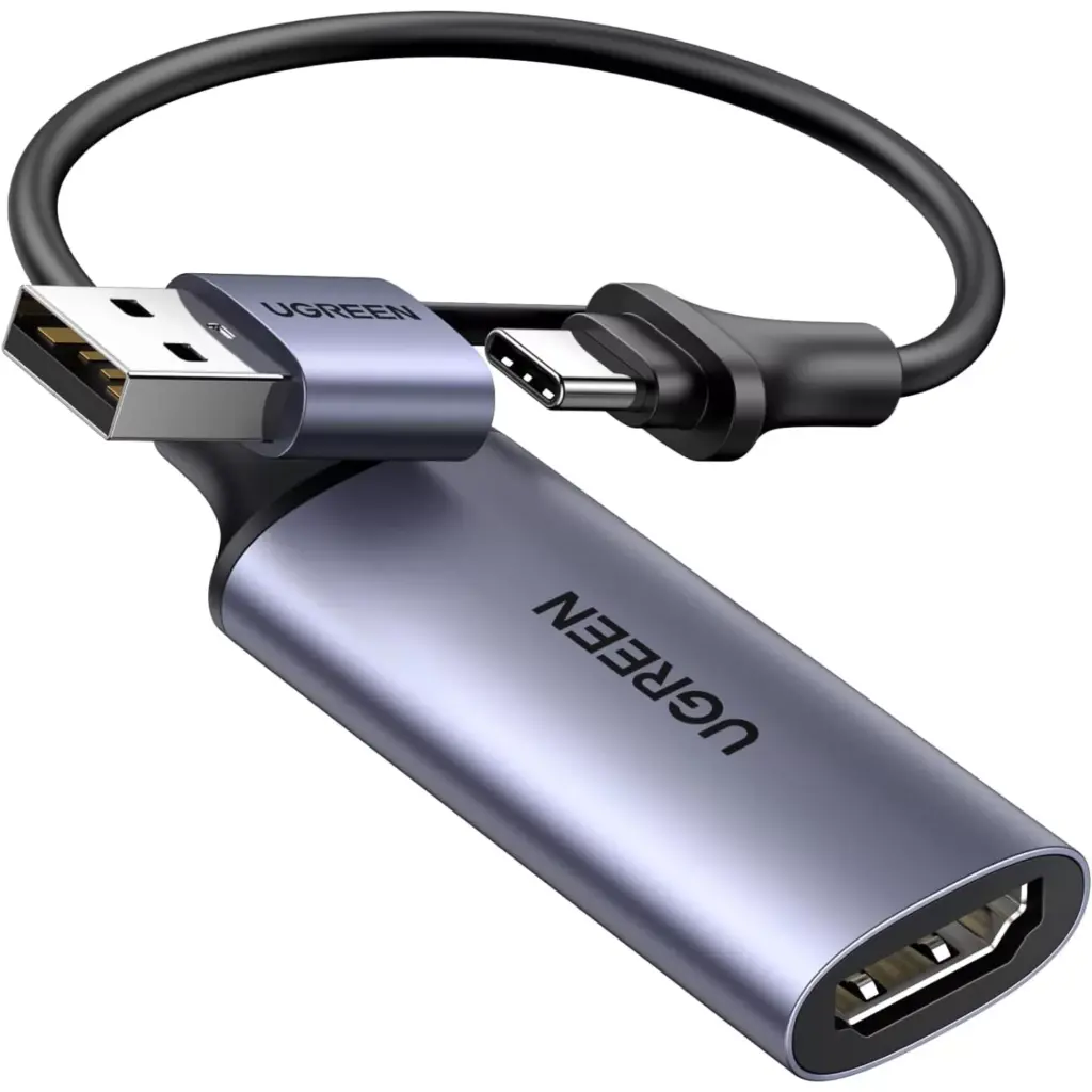 UGREEN Video Capture Card 4K HDMI to USB-AUSB-C HDMI Capture Card Full HD 1080P USB 2.0 Capture Video and Audio Recording