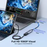 UGREEN Video Capture Card 4K HDMI to USB-AUSB-C HDMI Capture Card Full HD 1080P USB 2.0 Capture Video and Audio Recording