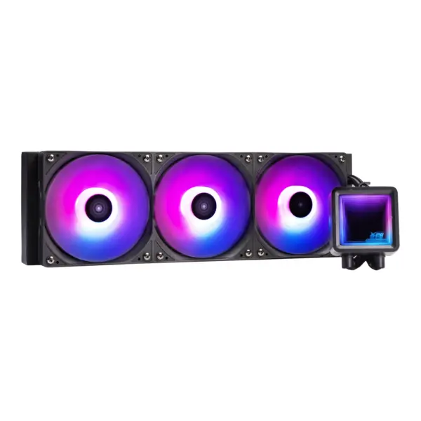 XPG TRITON II 360SE ARGB CPU Liquid Cooler 300W TDP - AIO Water Cooling System - Support LGA 185117001200115x AM4AM5 - AURA SYNC, RGB FUSION 2.0, MSI Mystic light Sync, ASRock Sync