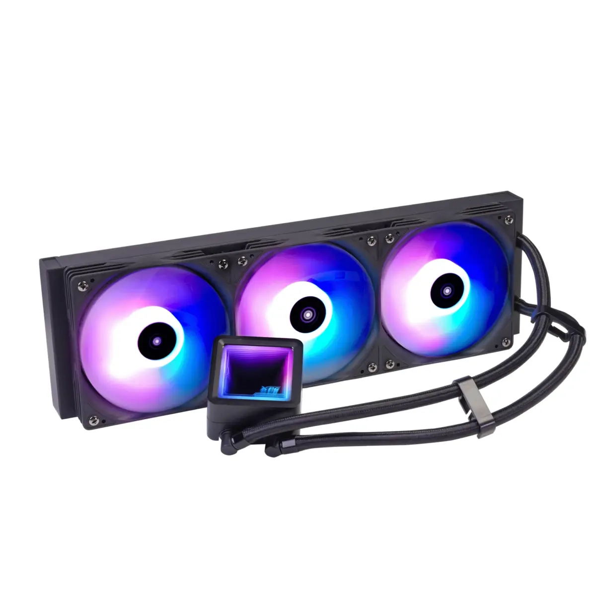 XPG TRITON II 360SE ARGB CPU Liquid Cooler 300W TDP - AIO Water Cooling System - Support LGA 185117001200115x AM4AM5 - AURA SYNC, RGB FUSION 2.0, MSI Mystic light Sync, ASRock Sync