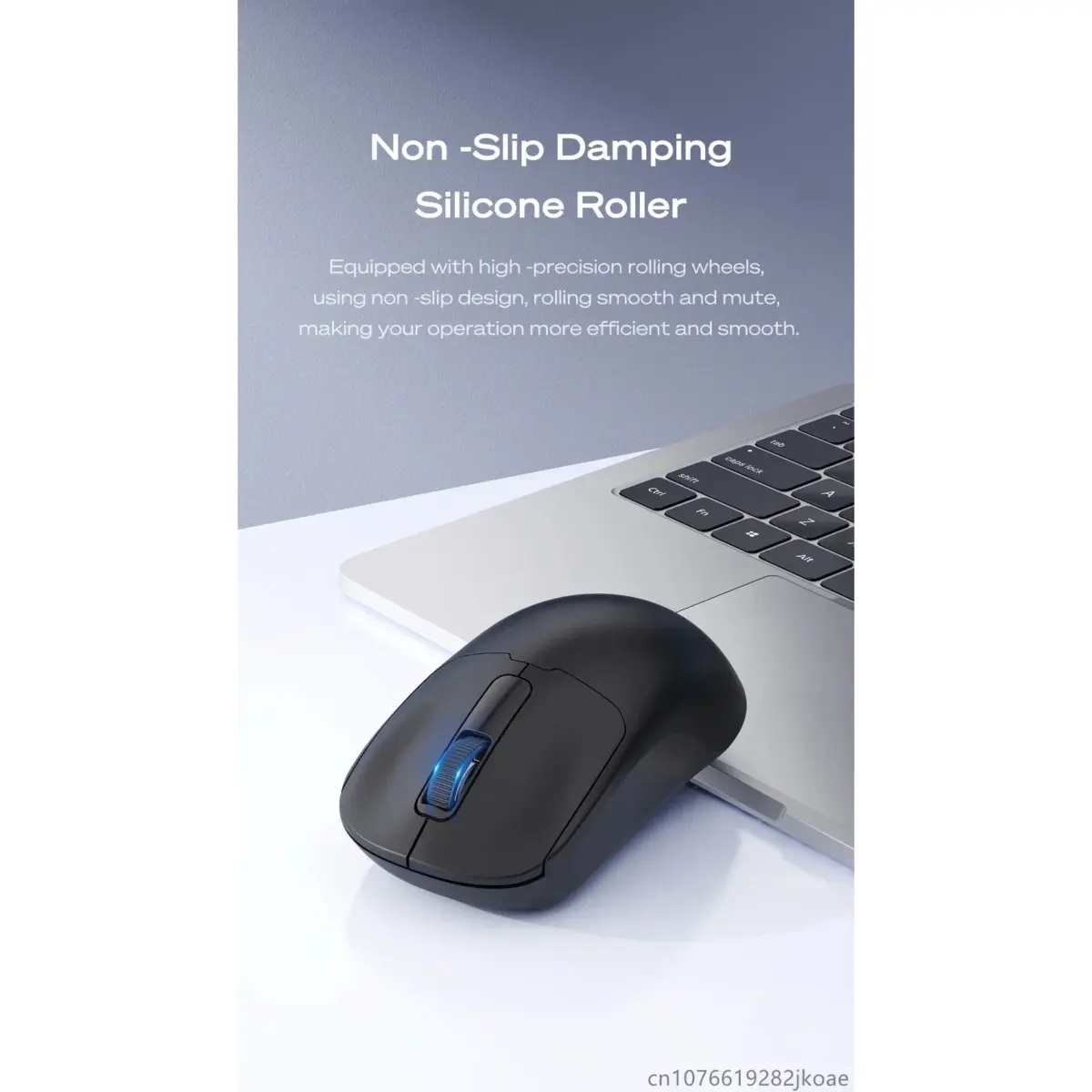 mblue M205 Dual Mode Wireless 2.4Ghz , Bluetooth 5.1 Mouse - 1200 DPI - Lightweight 54 Grams (Black)