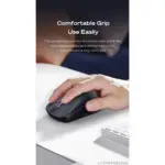 mblue M205 Dual Mode Wireless 2.4Ghz , Bluetooth 5.1 Mouse - 1200 DPI - Lightweight 54 Grams (Black)