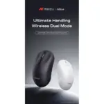 mblue M205 Dual Mode Wireless 2.4Ghz , Bluetooth 5.1 Mouse - 1200 DPI - Lightweight 54 Grams (Black)