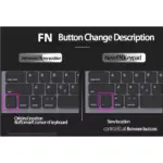 AOC KB701 Wireless Bluetooth Keyboard