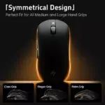 ATK Dragonfly A9 PLUS Wireless, Wired & Bluetooth Gaming Mouse - Optical Sensor 26,000 DPI PAW3395 - Chip HiSilicon NearLink - 57 Grams - Battery 800mAh 240 Hours (White)
