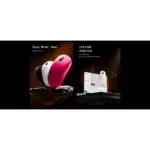 ATK Dragonfly A9 ULTRA Wireless, Wired & Bluetooth Gaming Mouse - Optical Sensor 42,000 DPI PAW3390 ULTRA 8K Polling Rate - Chip Nordic52840 - 53 Grams - Battery 500mAh 150 Hours - Optical Clicks (White)