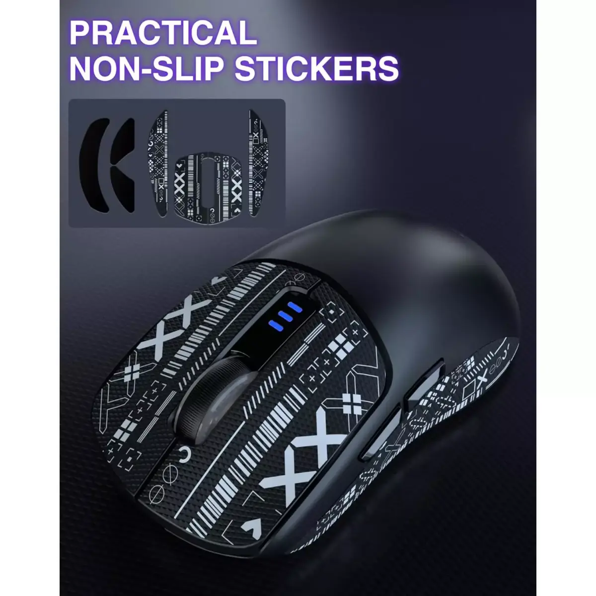 AULA SC580 3 Mode Wireless,Bluetooth & Wired Gaming Mouse - Optical Sensor 10,000 DPI - 1000 Hz Pooling Rate - 70 Hour Battery (Black)