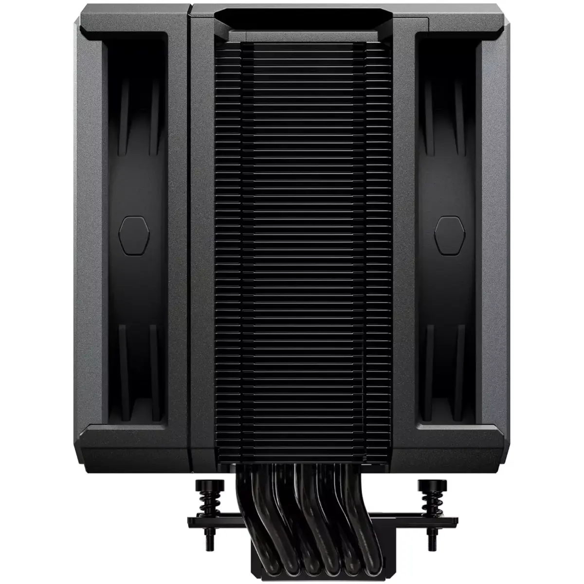 Cooler Master Hyper 612 Apex CPU Air Cooler - 6 Superconducting Heatpipes (TDP 260W), 2 x 120P 120mm Mobius Fans, Compact Heatsink, No RAM Interference - AMD and Intel Socket Compatible