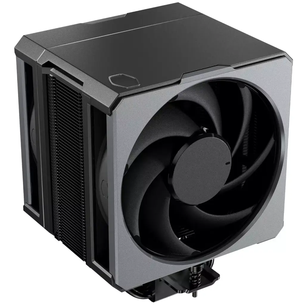 Cooler Master Hyper 612 Apex CPU Air Cooler - 6 Superconducting Heatpipes (TDP 260W), 2 x 120P 120mm Mobius Fans, Compact Heatsink, No RAM Interference - AMD and Intel Socket Compatible
