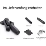 DJI Osmo Mobile 6 Gimbal Stabilizer for Smartphones, 3-Axis Phone Gimbal, Built-In Extension Rod, Object Tracking