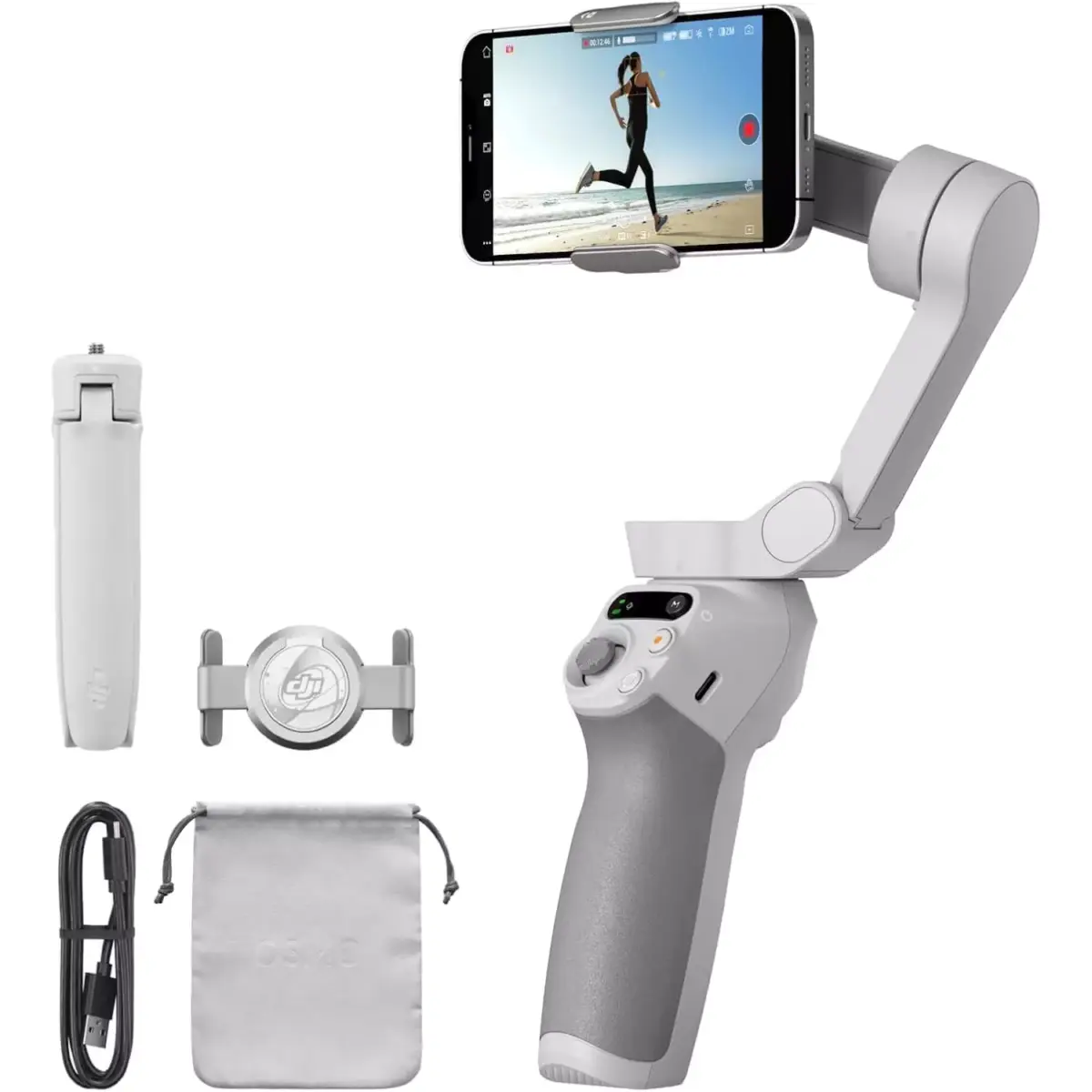 DJI Osmo Mobile SE, 3-Axis Phone Gimbal, Portable and Foldable, Gimbal Stabilizer for iphone, Andriod