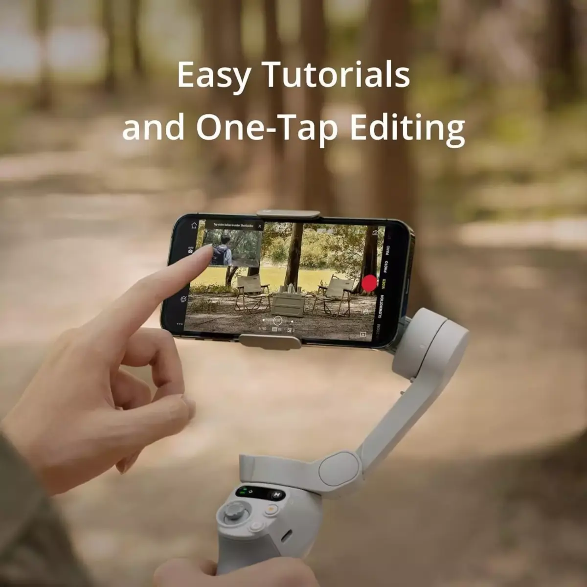 DJI Osmo Mobile SE, 3-Axis Phone Gimbal, Portable and Foldable, Gimbal Stabilizer for iphone, Andriod