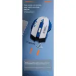 Dual Mode Wireless, Bluetooth Rechargeable Gaming Mouse - Optical Sensor 1600 DPI (Black)