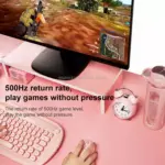 E100 Wireless Rechargeable Mouse - Optical Sensor 1600 DPI - Polling Rate 500Hz - Silent Clicks (Black)