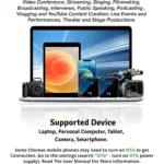 F11-2 3 in 1 Wireless Lavalier Microphone for iPhone, Android, Camera.30M Transmission & 12 Hour Battery Backup. for YouTube/Tiktok/Facebook/vlog/Record Interview. Noise Reduction Recording