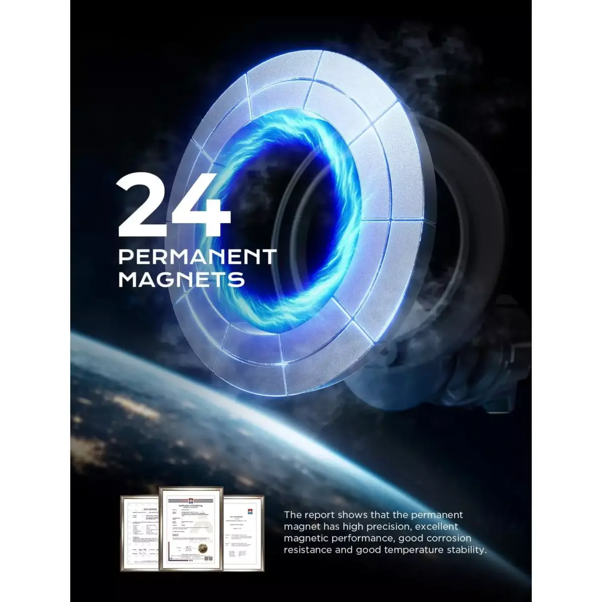 LISEN 2 Pack Fits MagSafe Car Mount, Magnetic Phone Holder [24 Super Magnets] car Vent Phone Mount, for iPhone 16 15 14 13 Pro Max Plus Mag Safe Case,Black