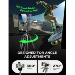 LISEN Selfie Stick Tripod 30-170 CM with Remote, All in One 360 Rotation for VloggingTikTokPhoto, for iPhone 16 15 Pro Max Samsung Galaxy S25 Ultra