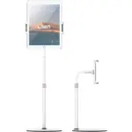 LISEN Tablet Stand Tablet Holder, Adjustable iPad Stands for Desk, Stand for iPad Thick Case Friendly iPad Stand Holder Compatible with(4.7-13) Tablets, Phones
