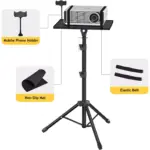 Laptop Tripod Projector Stand Adjustable Height 22 to 47 Inch, Projector Tripod Stand