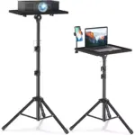 Laptop Tripod Projector Stand Adjustable Height 22 to 47 Inch, Projector Tripod Stand