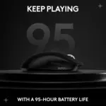 Logitech G PRO X SUPERLIGHT 2 Wireless Gaming Mouse, 60g Pro-Grade with 5 Programmable Buttons, 44k DPI Sensor, 8kHz Report Rate